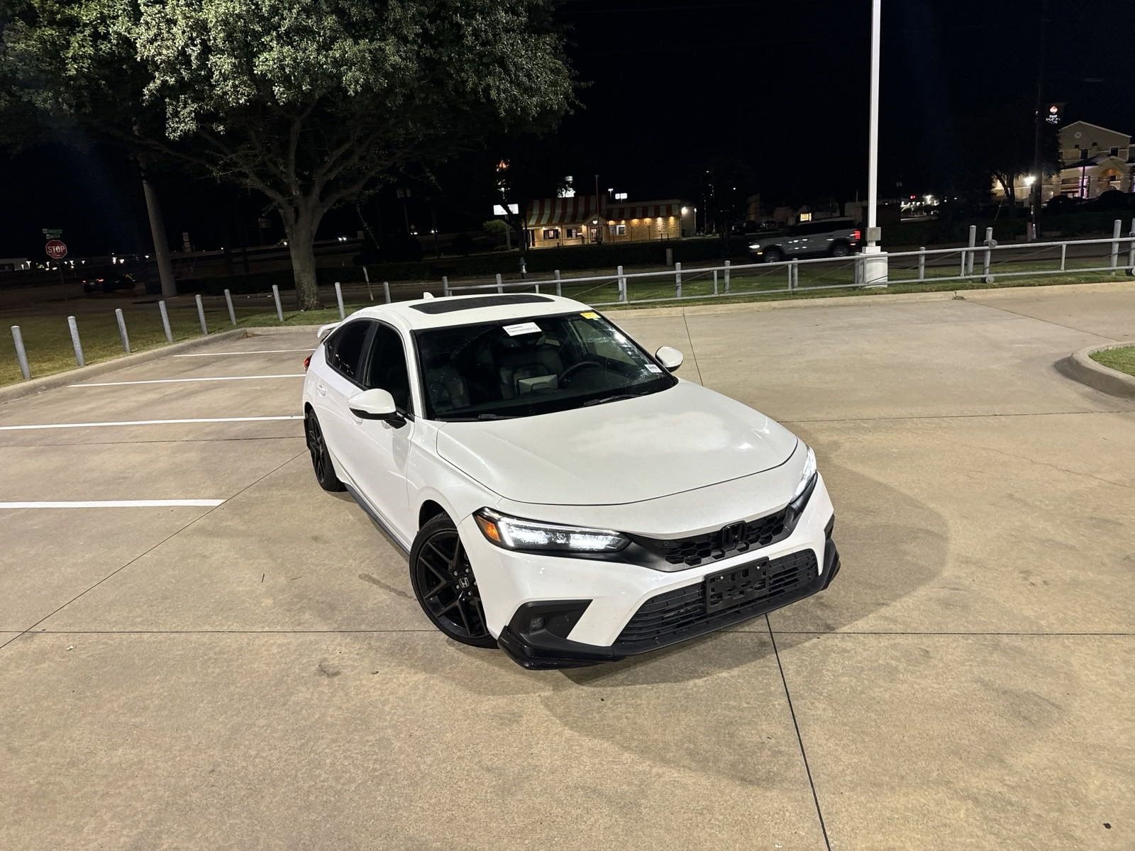 Certified 2023 Honda Civic Hatchback Sport Touring with VIN 19XFL1H85PE001454 for sale in Mckinney, TX