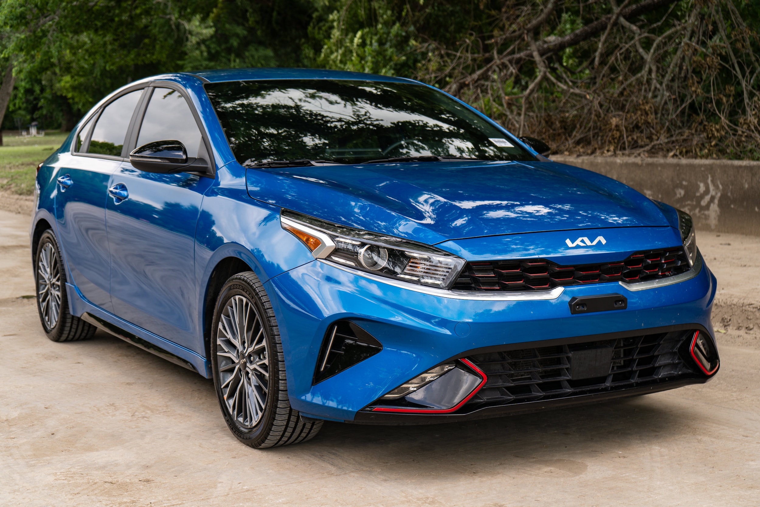 Used 2022 Kia FORTE GT-Line with VIN 3KPF54AD4NE485651 for sale in Mckinney, TX