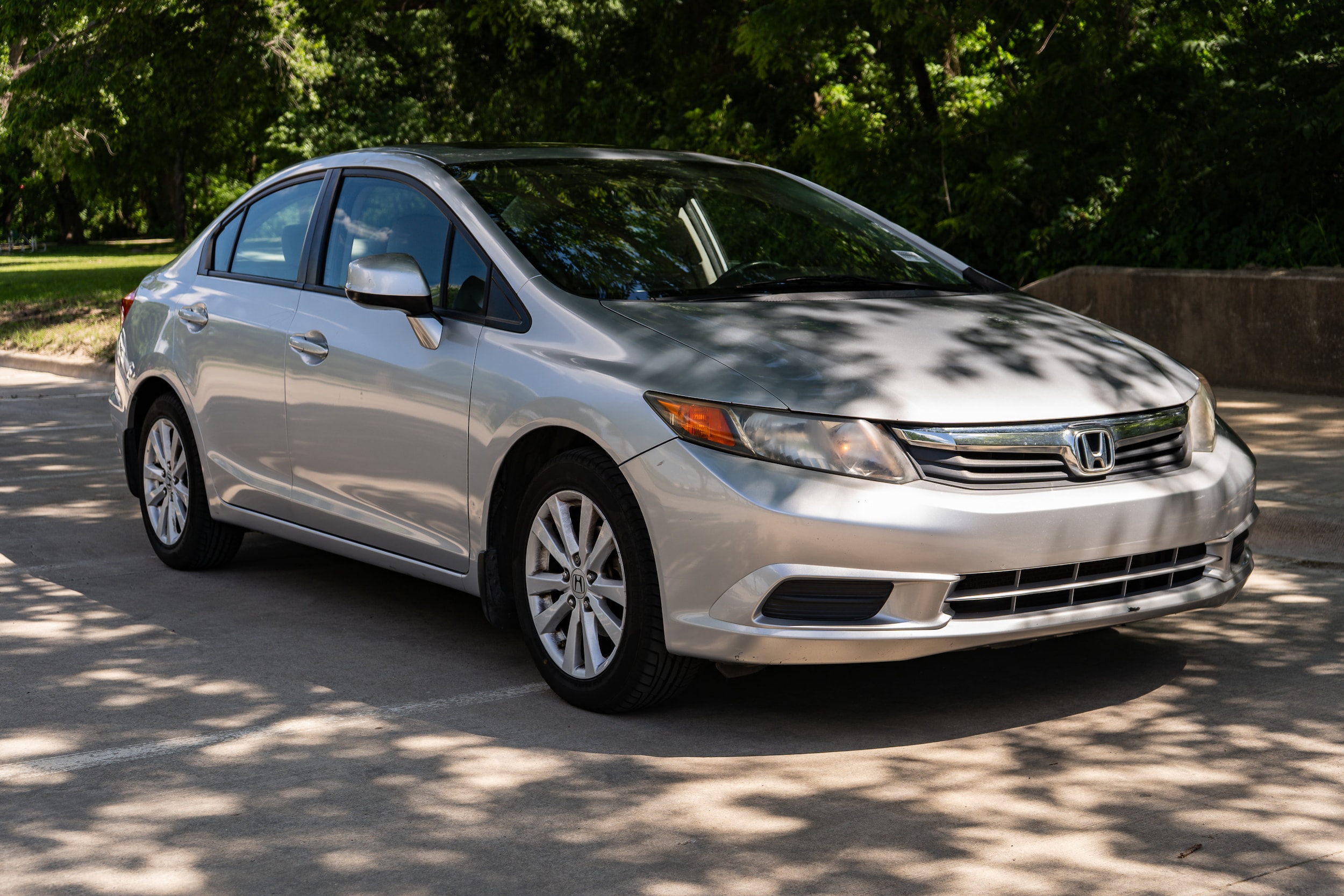 Used 2012 Honda Civic EX-L with VIN 2HGFB2F91CH530548 for sale in Mckinney, TX