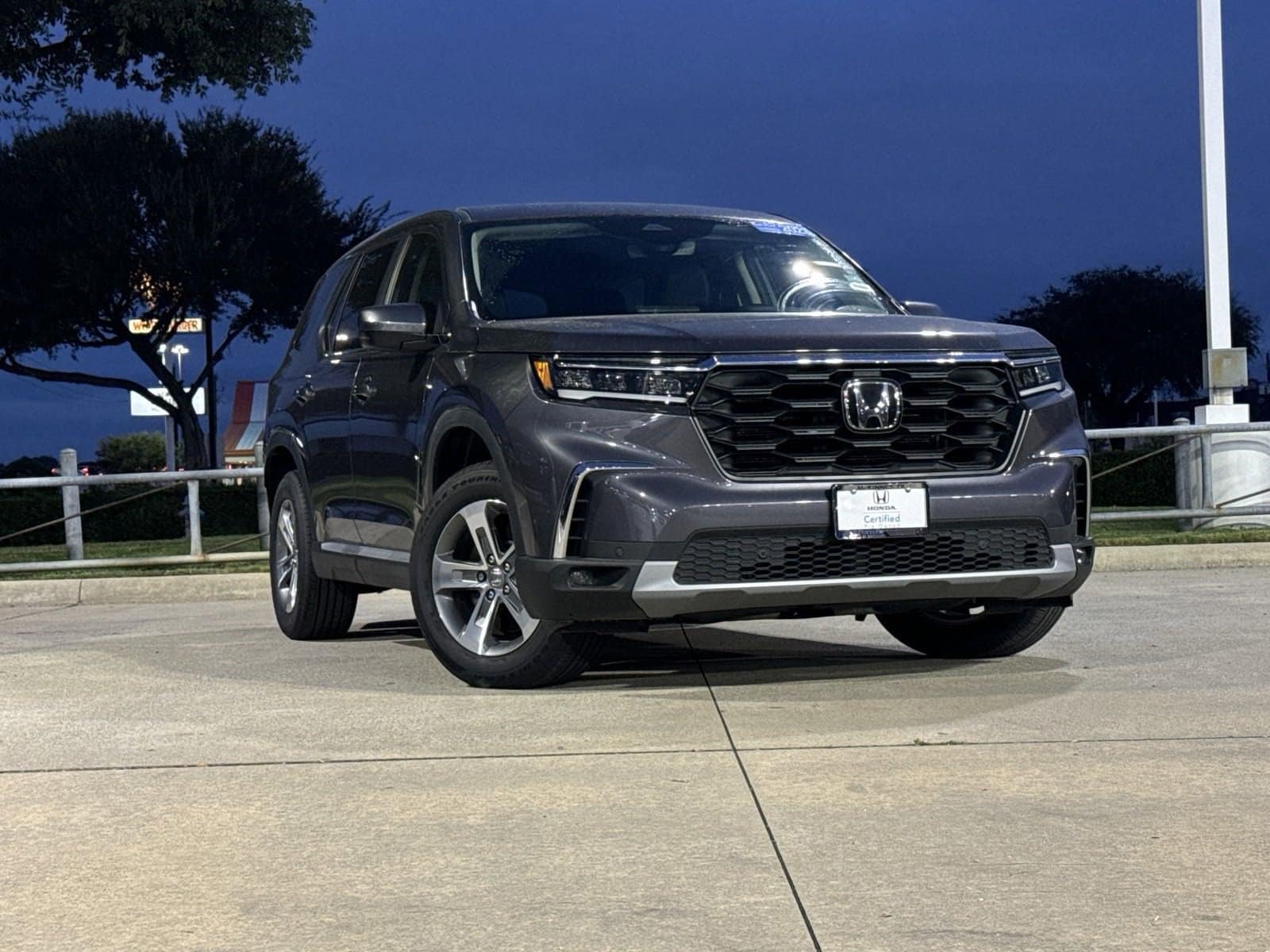 Certified 2023 Honda Pilot EX-L with VIN 5FNYG1H43PB041634 for sale in Mckinney, TX