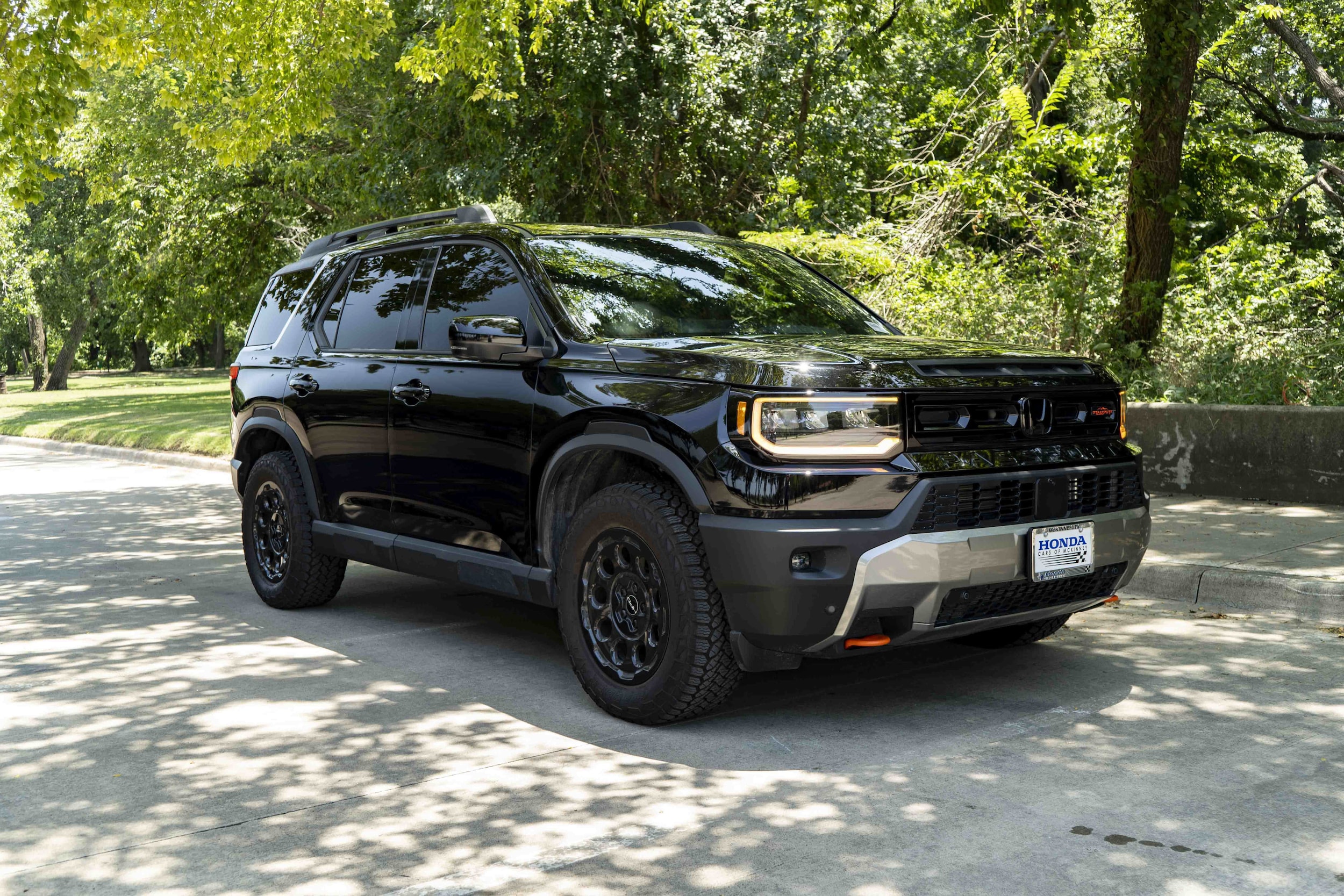 Certified 2026 Honda Passport TrailSport Elite Blackout with VIN 5FNYF9H85TB067568 for sale in Kansas City