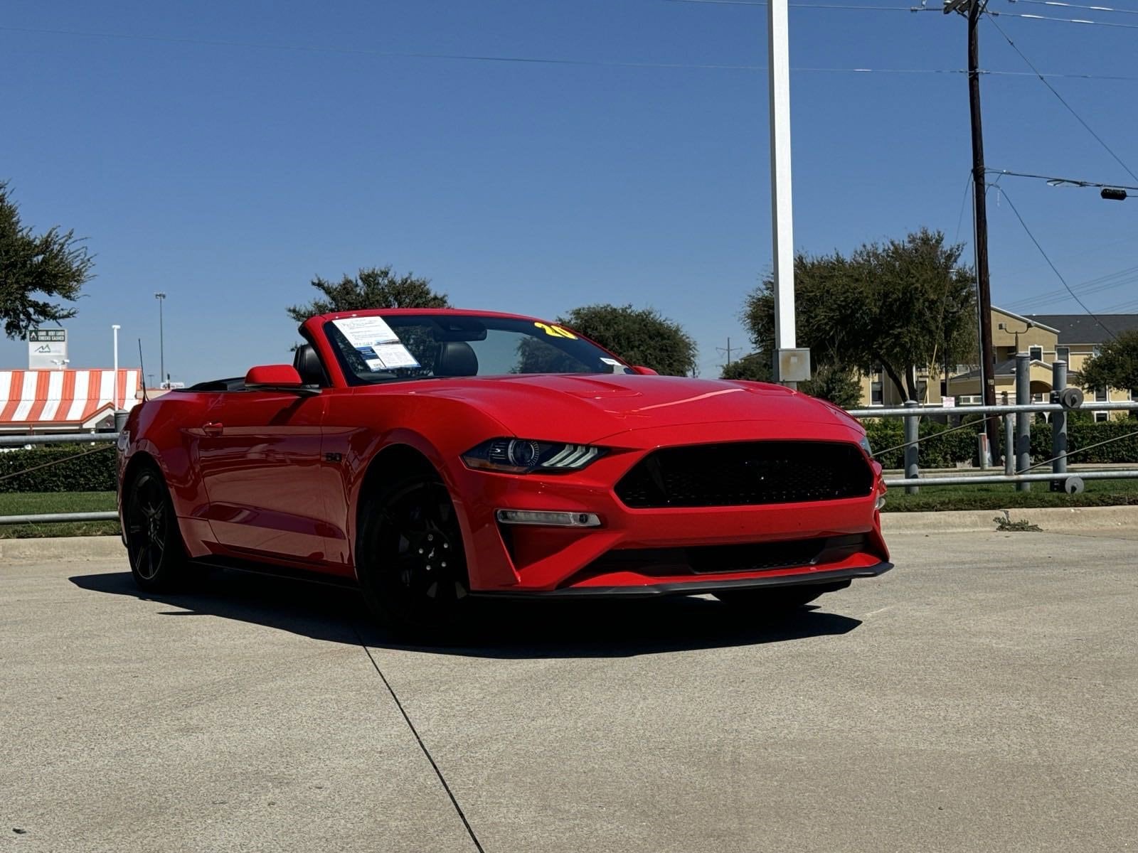 Used 2020 Ford Mustang GT Premium with VIN 1FATP8FF5L5146894 for sale in Mckinney, TX