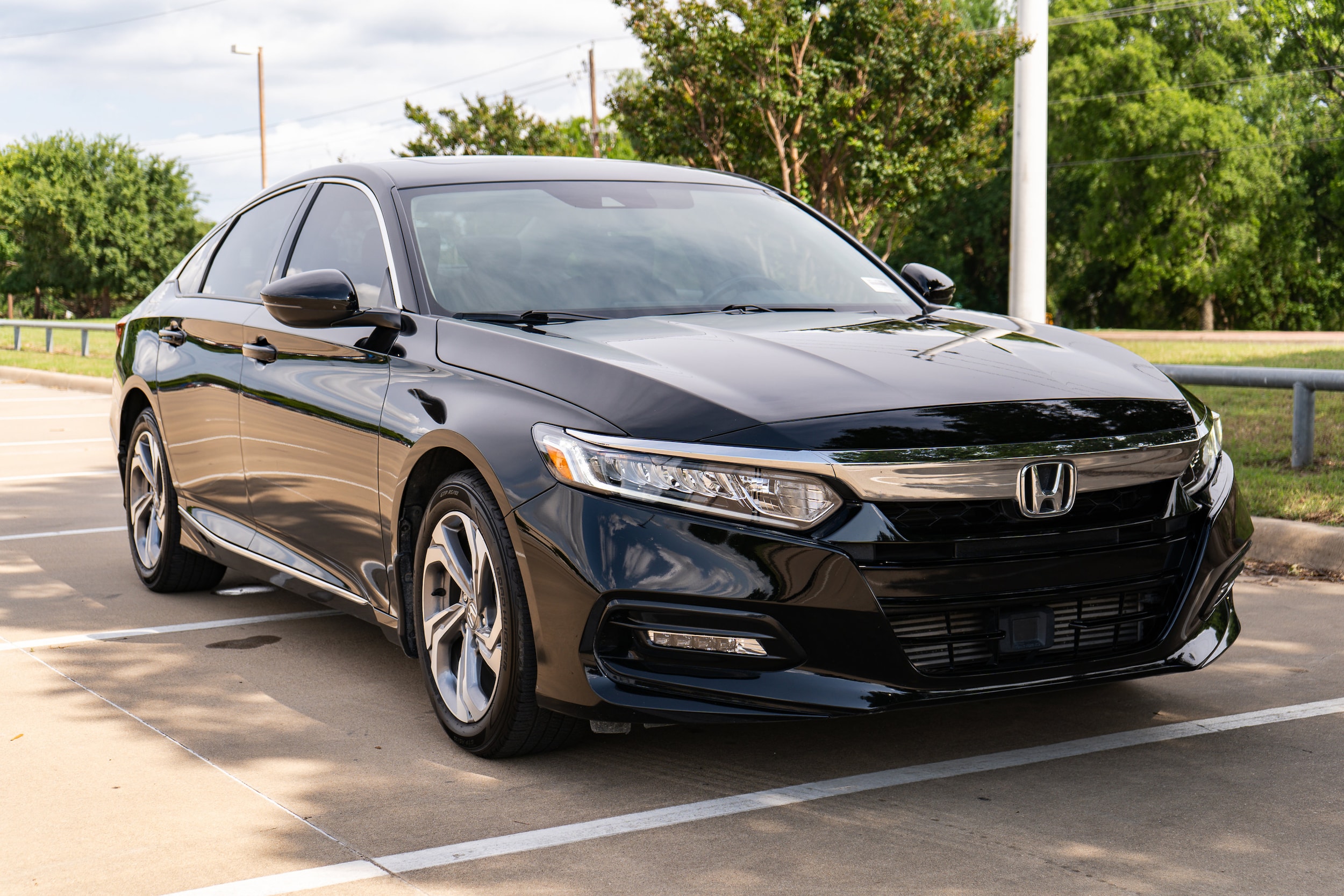 Certified 2020 Honda Accord EX-L with VIN 1HGCV1F54LA056028 for sale in Mckinney, TX