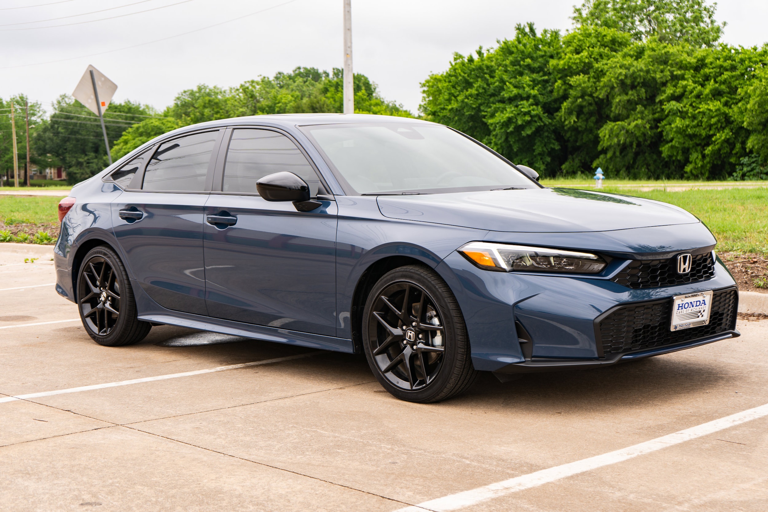 Certified 2025 Honda Civic Sport with VIN 2HGFE4F88SH326385 for sale in Mckinney, TX