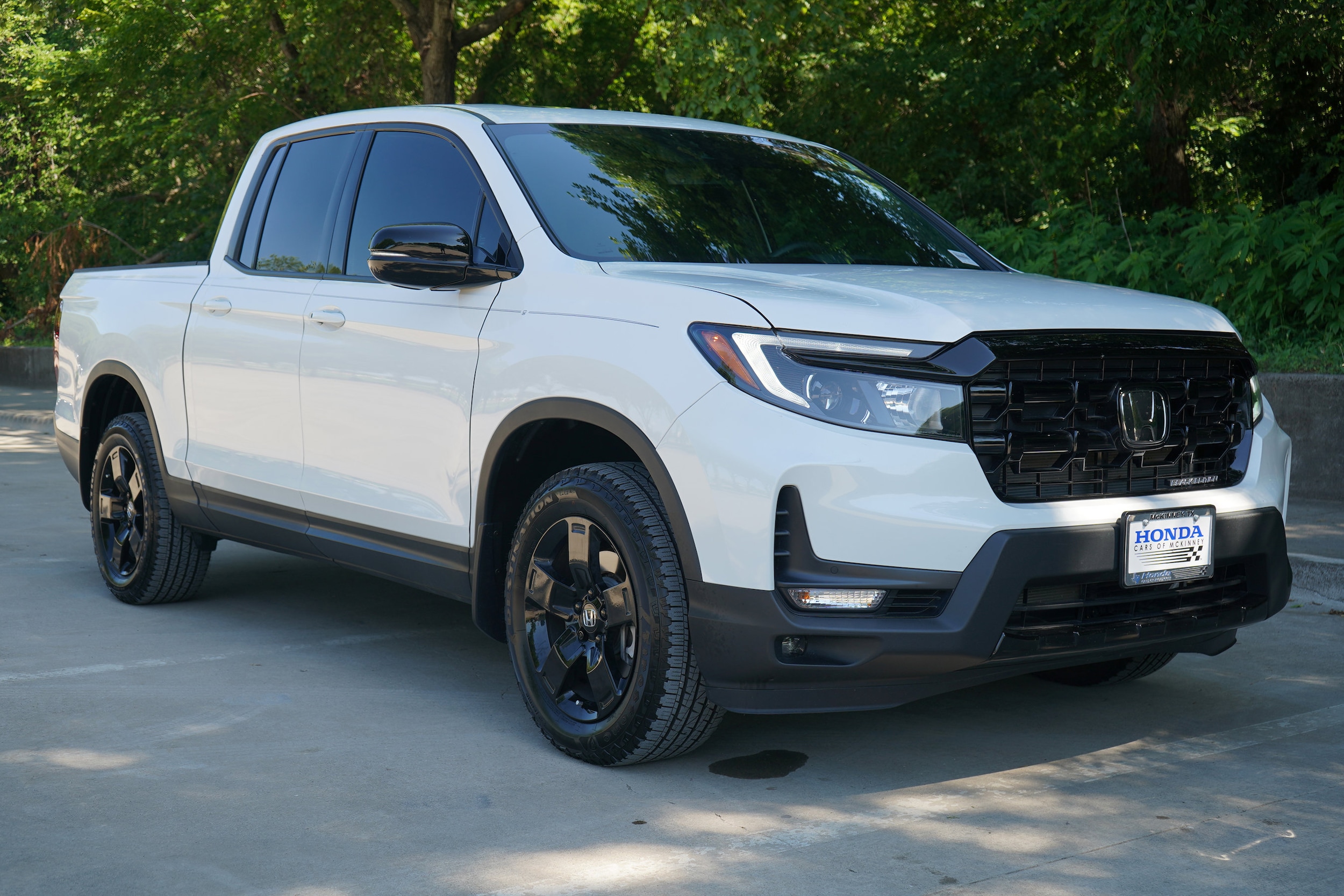 Certified 2025 Honda Ridgeline Black Edition with VIN 5FPYK3F8XSB017184 for sale in Mckinney, TX