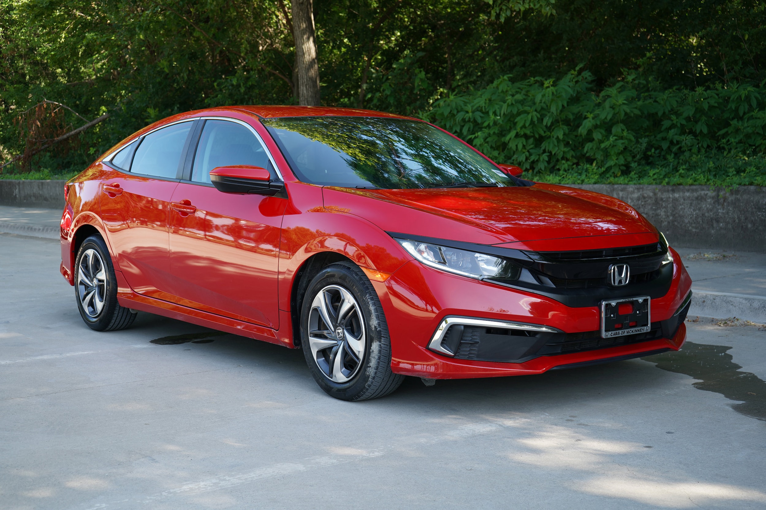 Used 2021 Honda Civic LX with VIN 2HGFC2F60MH559222 for sale in Mckinney, TX