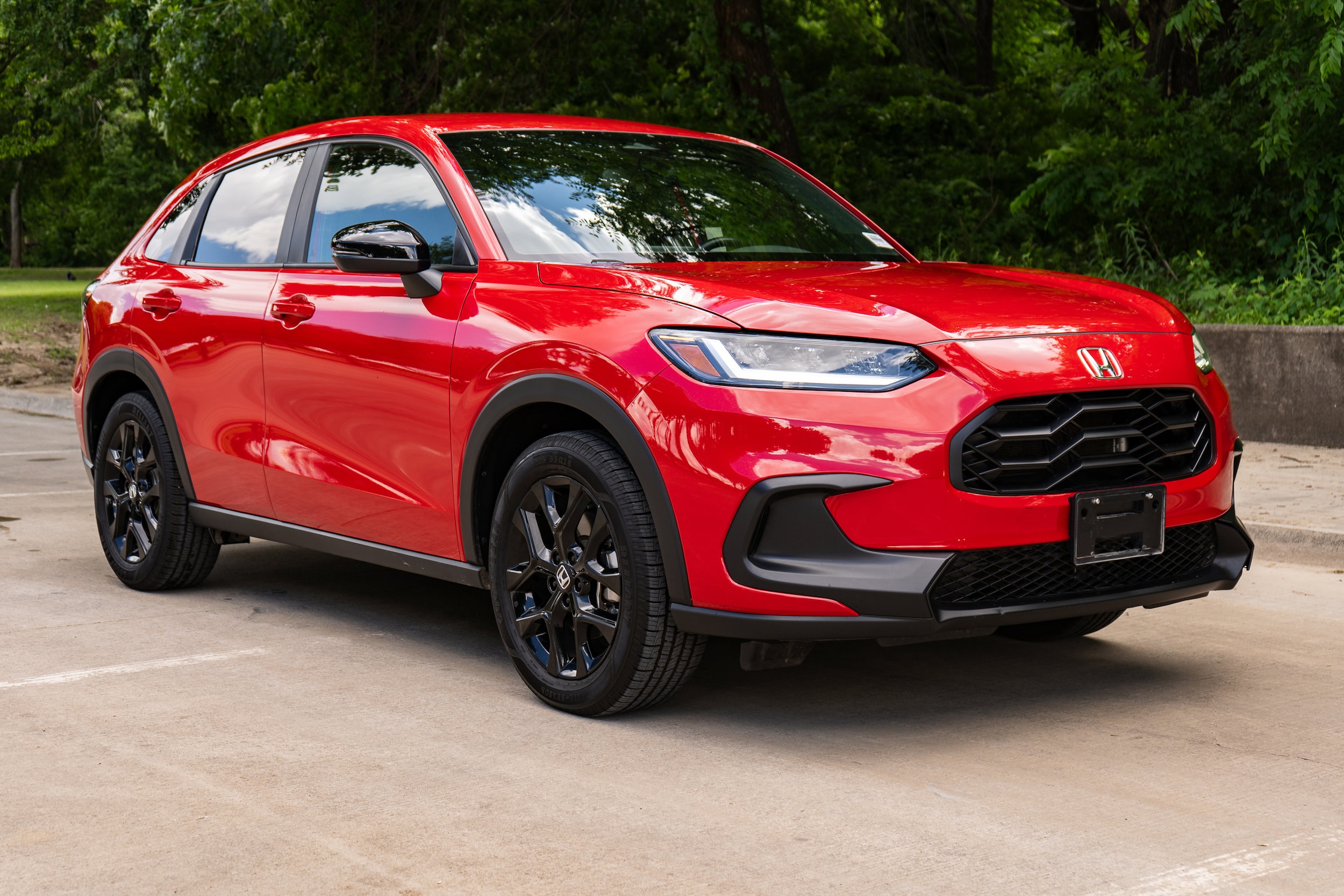 Certified 2024 Honda HR-V Sport with VIN 3CZRZ1H51RM746481 for sale in Mckinney, TX
