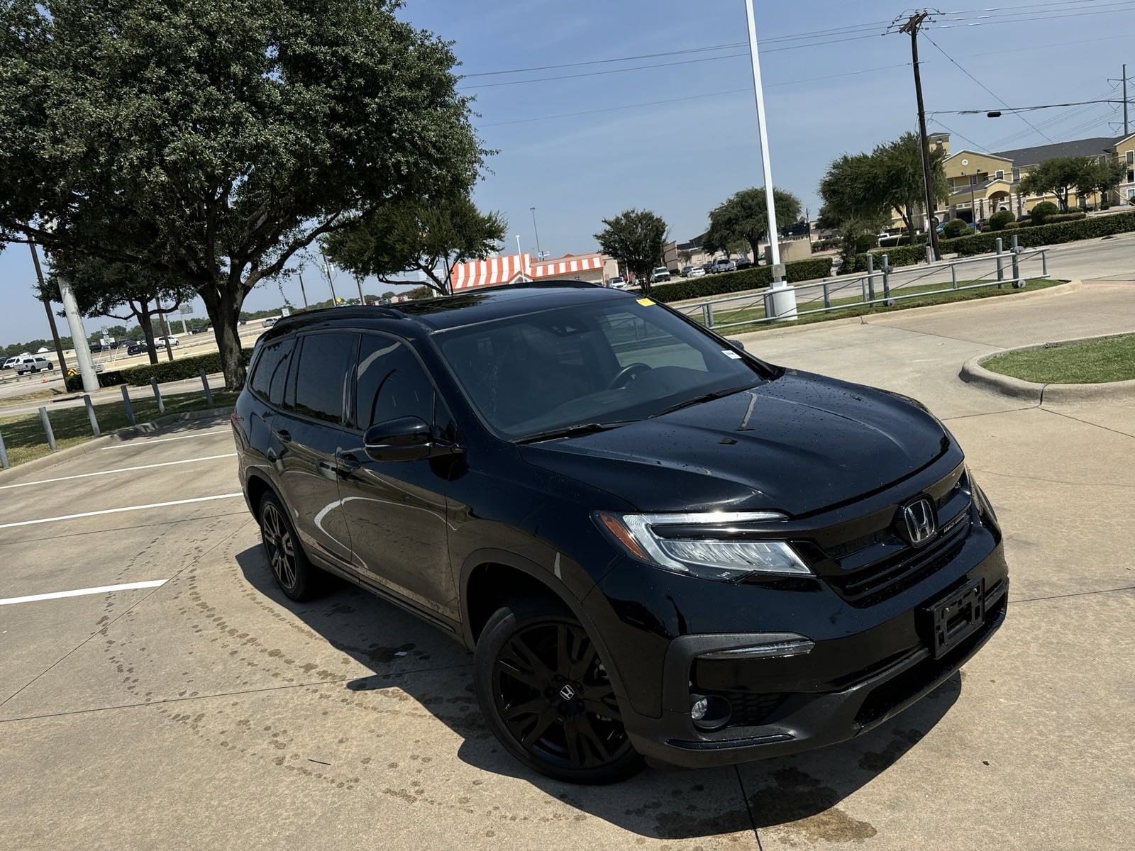 Certified 2022 Honda Pilot Black Edition with VIN 5FNYF6H77NB002519 for sale in Mckinney, TX