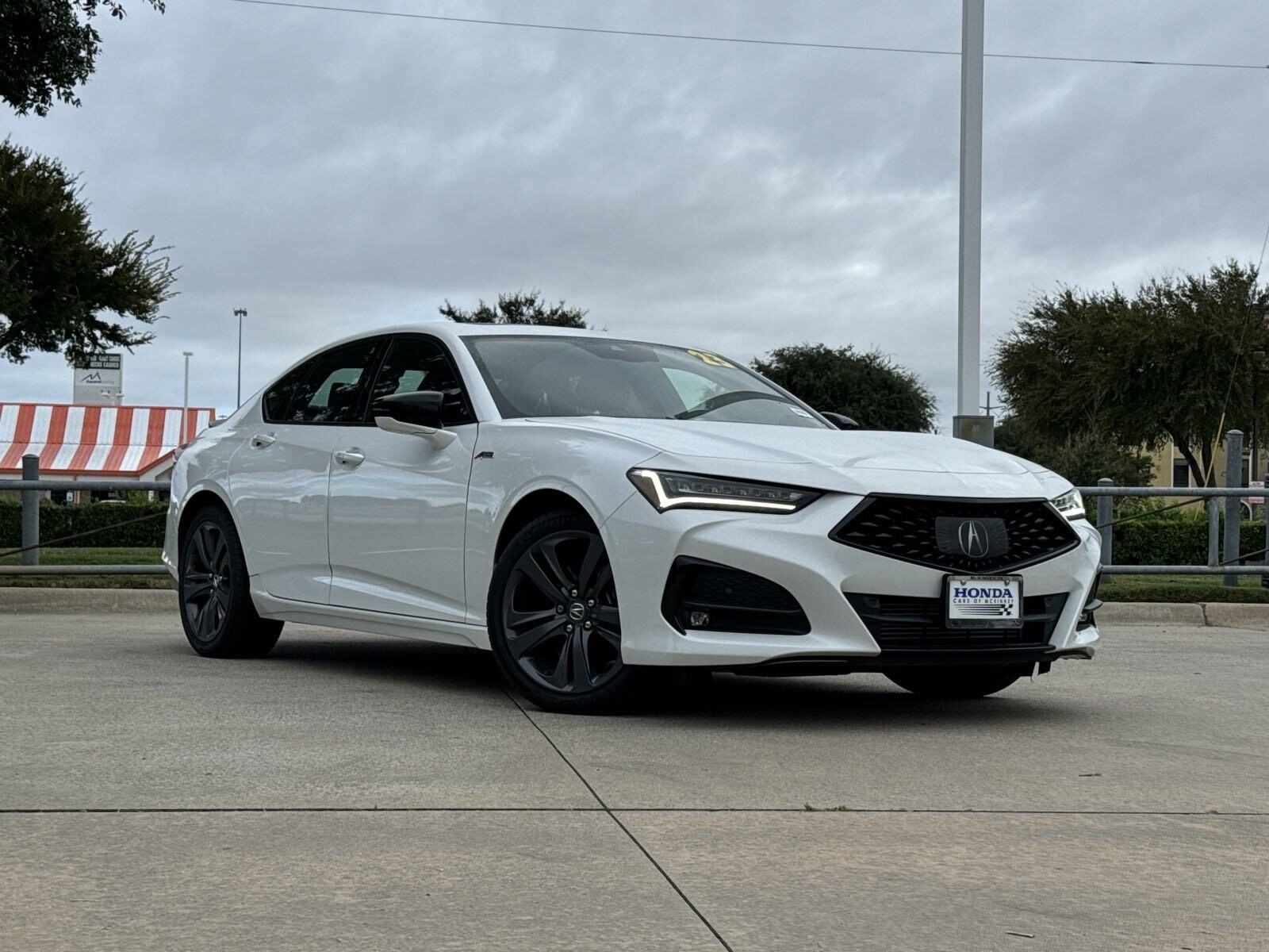 Used 2023 Acura TLX A-SPEC Package with VIN 19UUB6F5XPA001356 for sale in Mckinney, TX