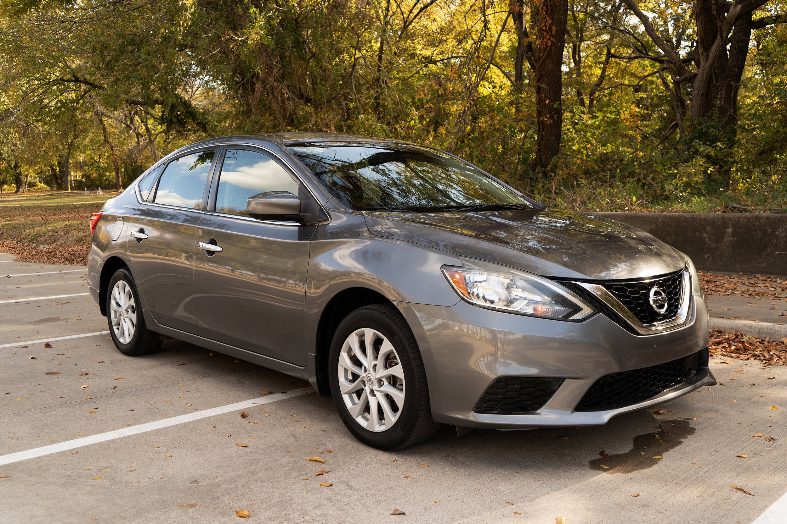 Used 2019 Nissan Sentra SV with VIN 3N1AB7AP4KY387893 for sale in McKinney, TX