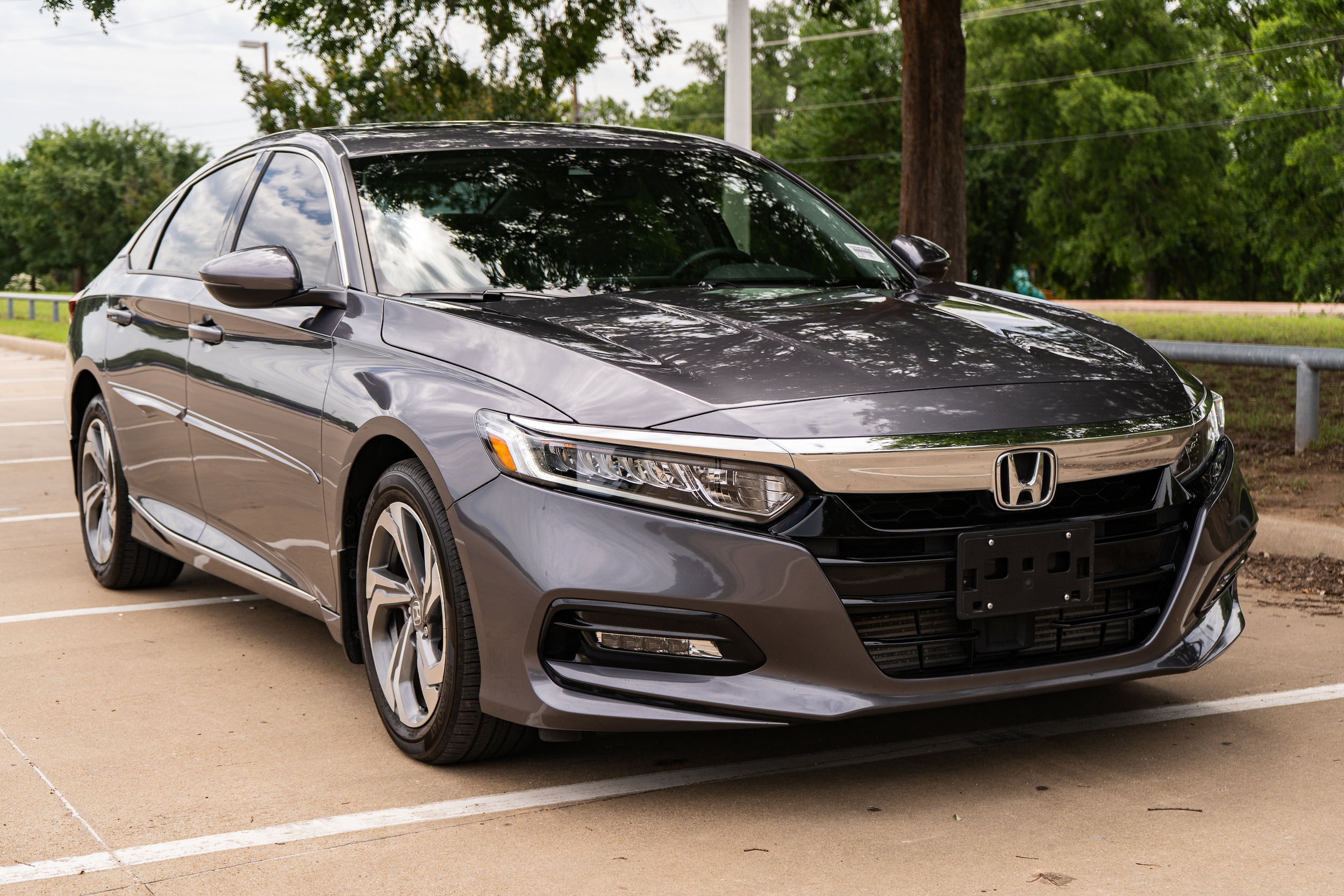 Certified 2018 Honda Accord EX-L with VIN 1HGCV1F51JA192632 for sale in Mckinney, TX