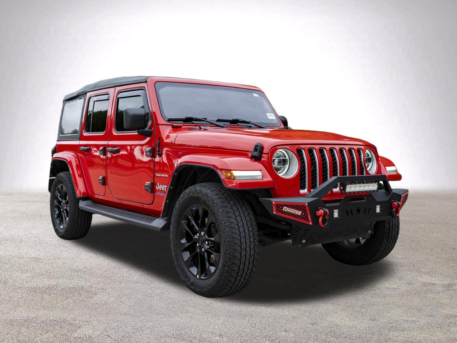Used 2022 Jeep Wrangler Unlimited Sahara 4XE with VIN 1C4JJXP6XNW221002 for sale in McKinney, TX