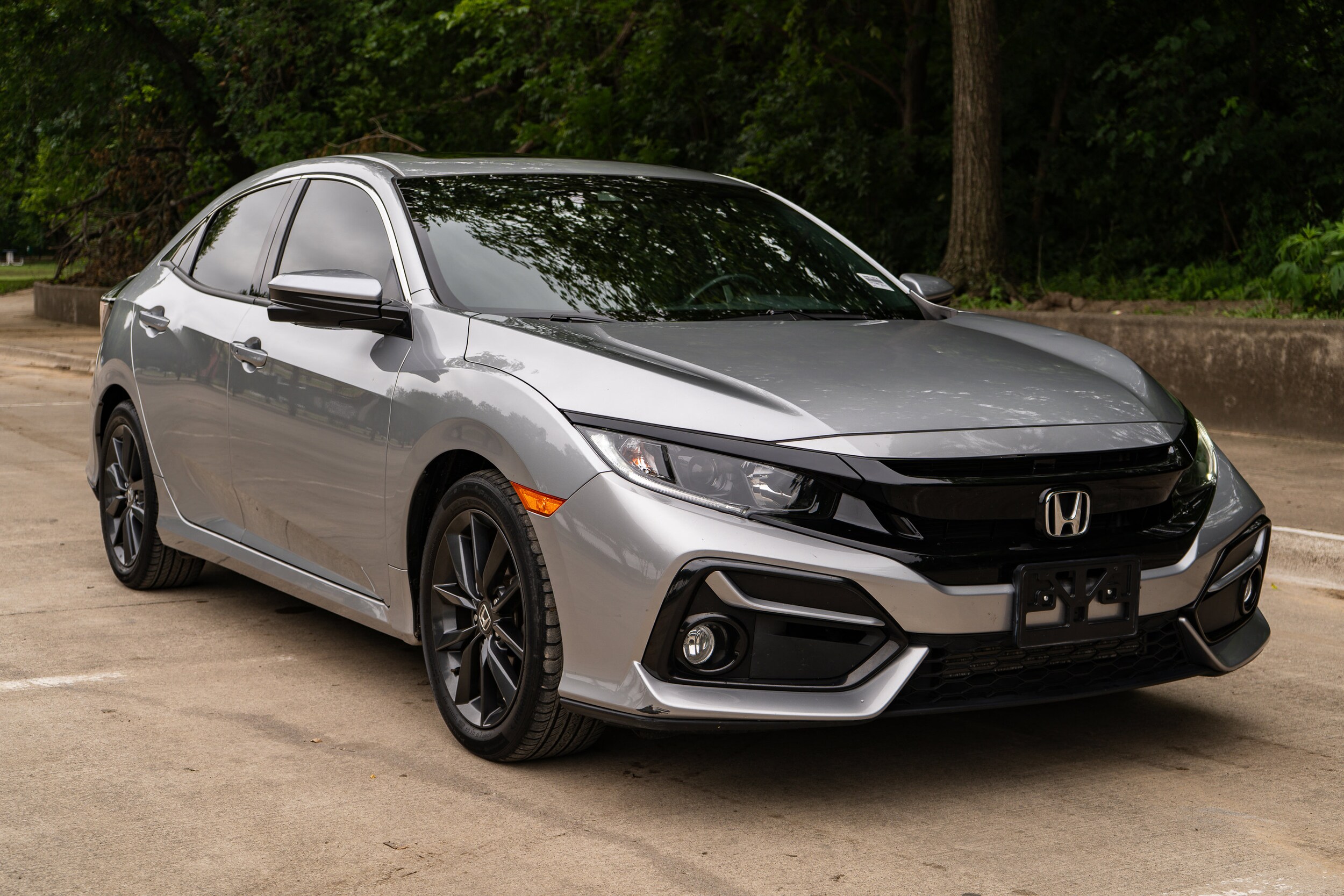Certified 2021 Honda Civic Hatchback EX with VIN SHHFK7H66MU216477 for sale in Mckinney, TX
