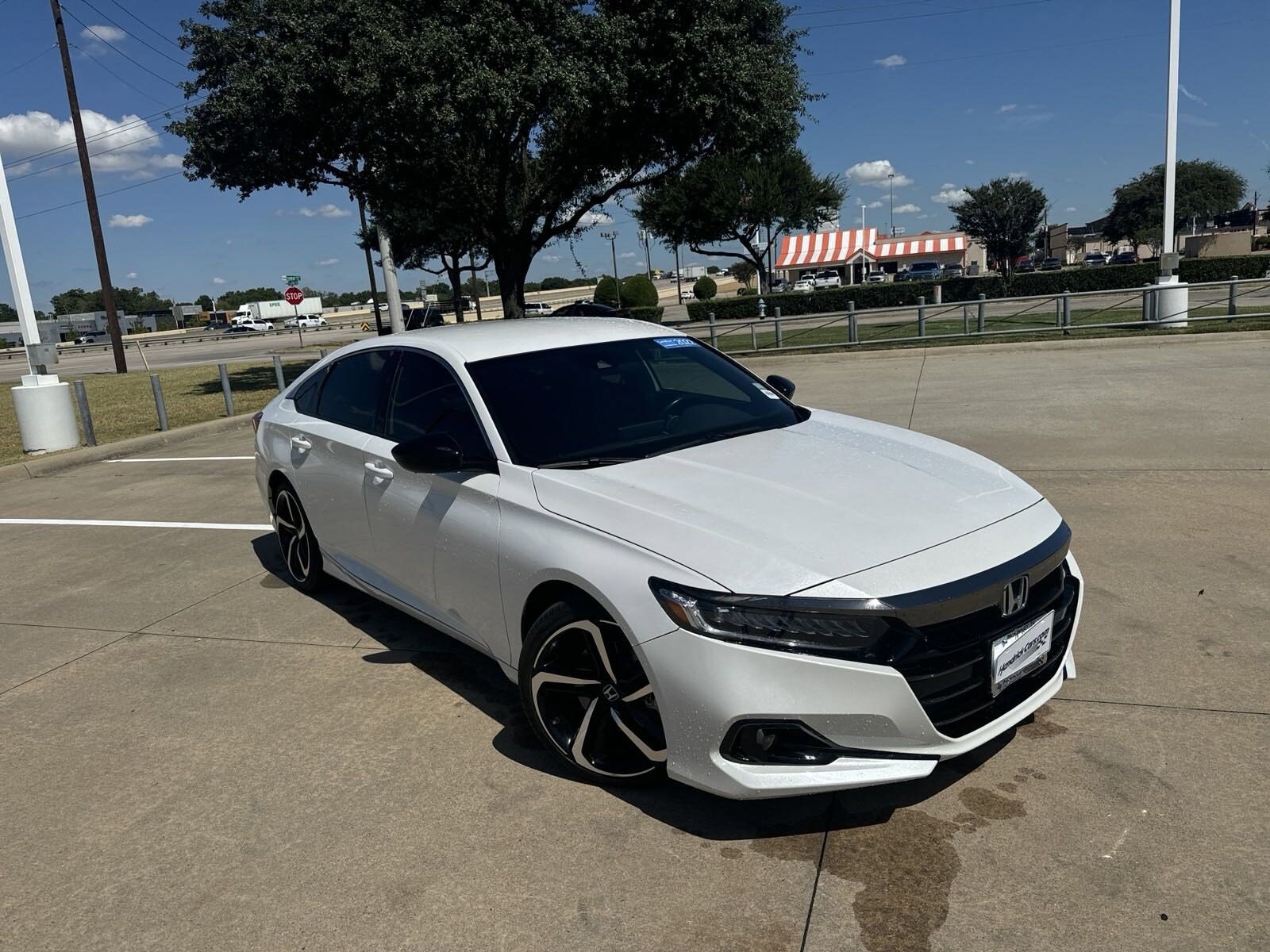 Certified 2022 Honda Accord Sport with VIN 1HGCV1F35NA008135 for sale in Mckinney, TX