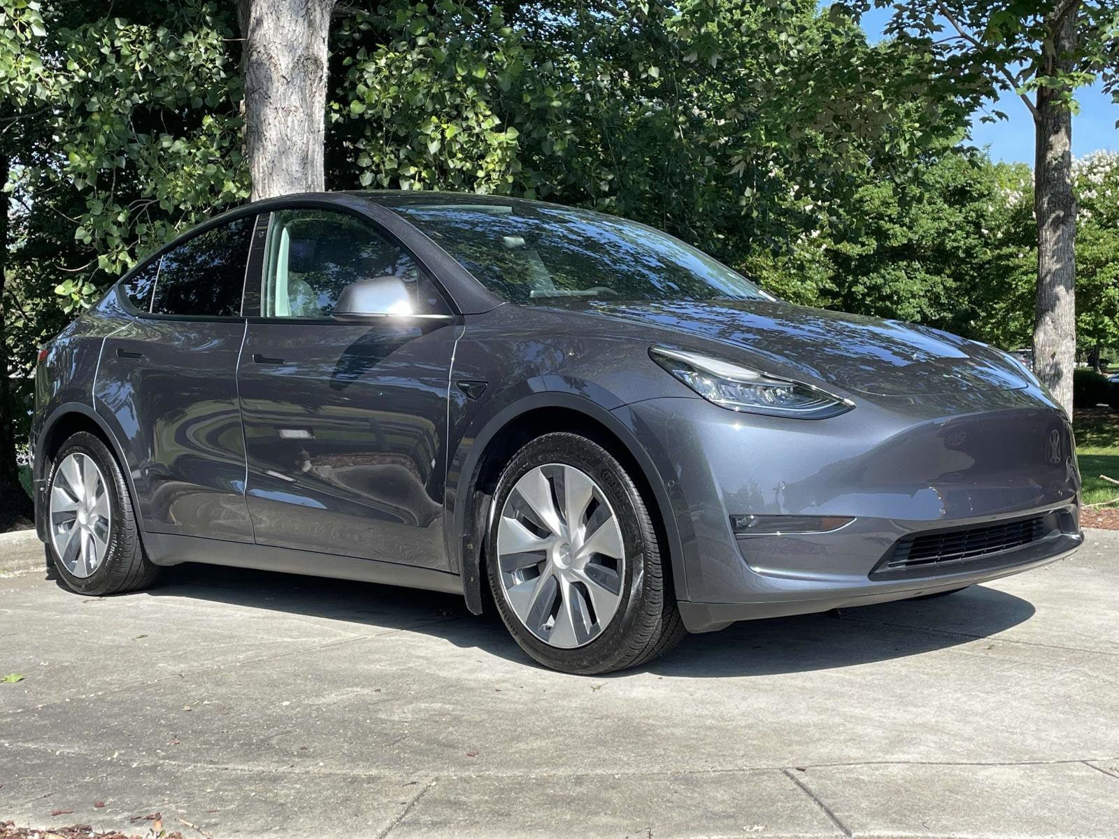 Used 2021 Tesla Model Y Long Range with VIN 5YJYGDEE2MF077339 for sale in Rock Hill, SC