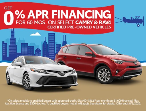 Toyota Lease Offers in Chicago | Current Toyota Finance Deals