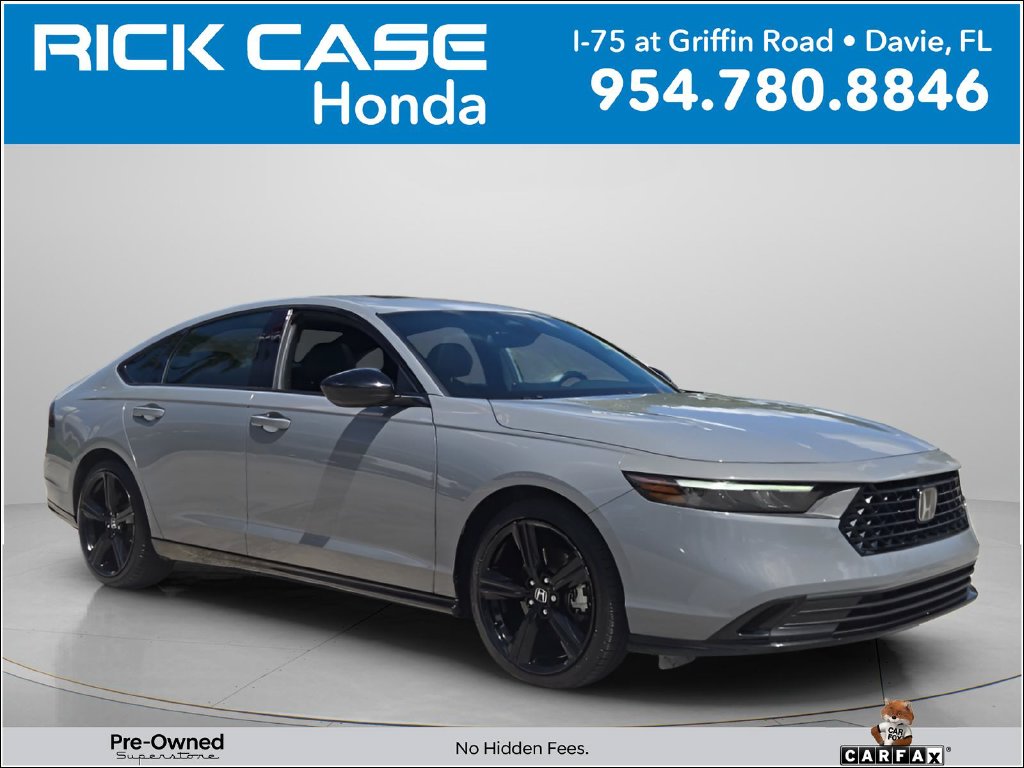 Certified 2024 Honda Accord Hybrid Sport-L Sedan