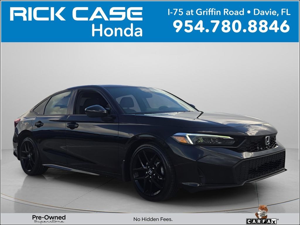 Certified 2025 Honda Civic Sport Sedan