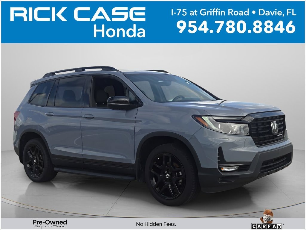 Certified 2025 Honda Passport Black Edition SUV