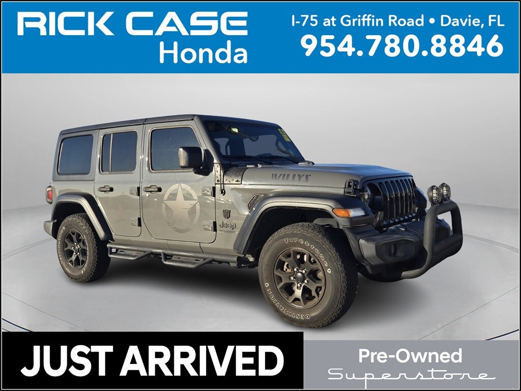 Used 2020 Jeep Wrangler Unlimited Willys SUV