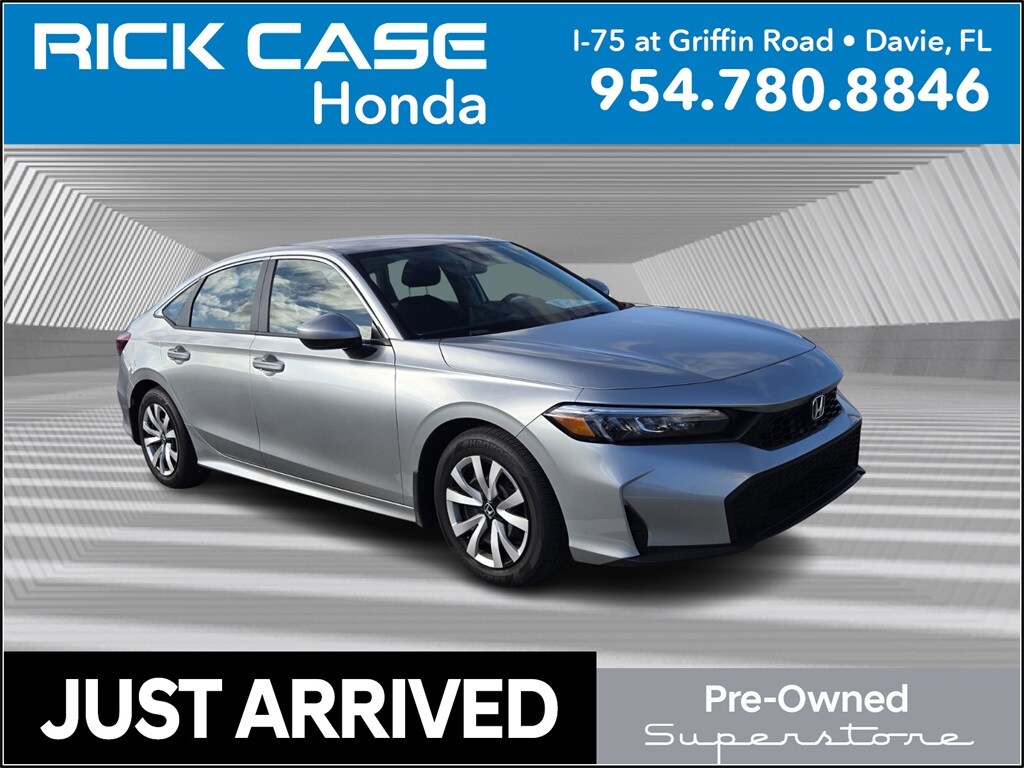 Certified 2025 Honda Civic LX Sedan