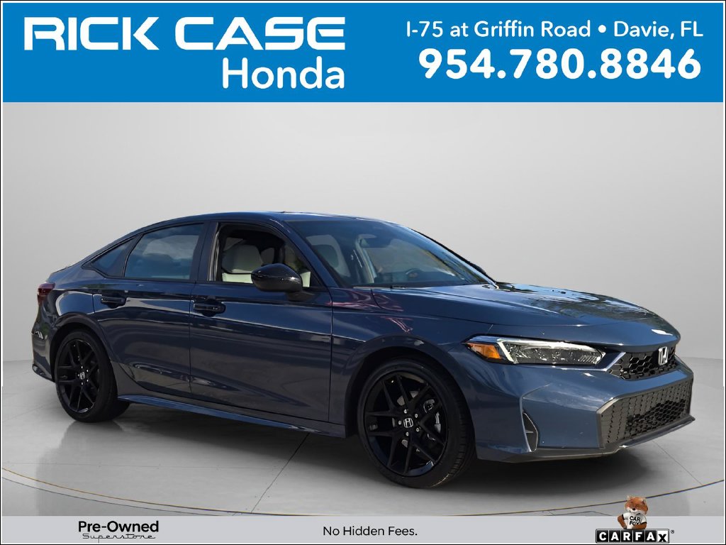 Certified 2025 Honda Civic Hybrid Sport Sedan