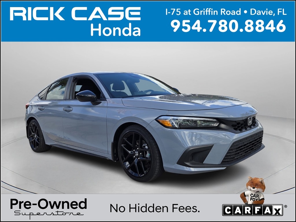 Certified 2024 Honda Civic Sport Hatchback