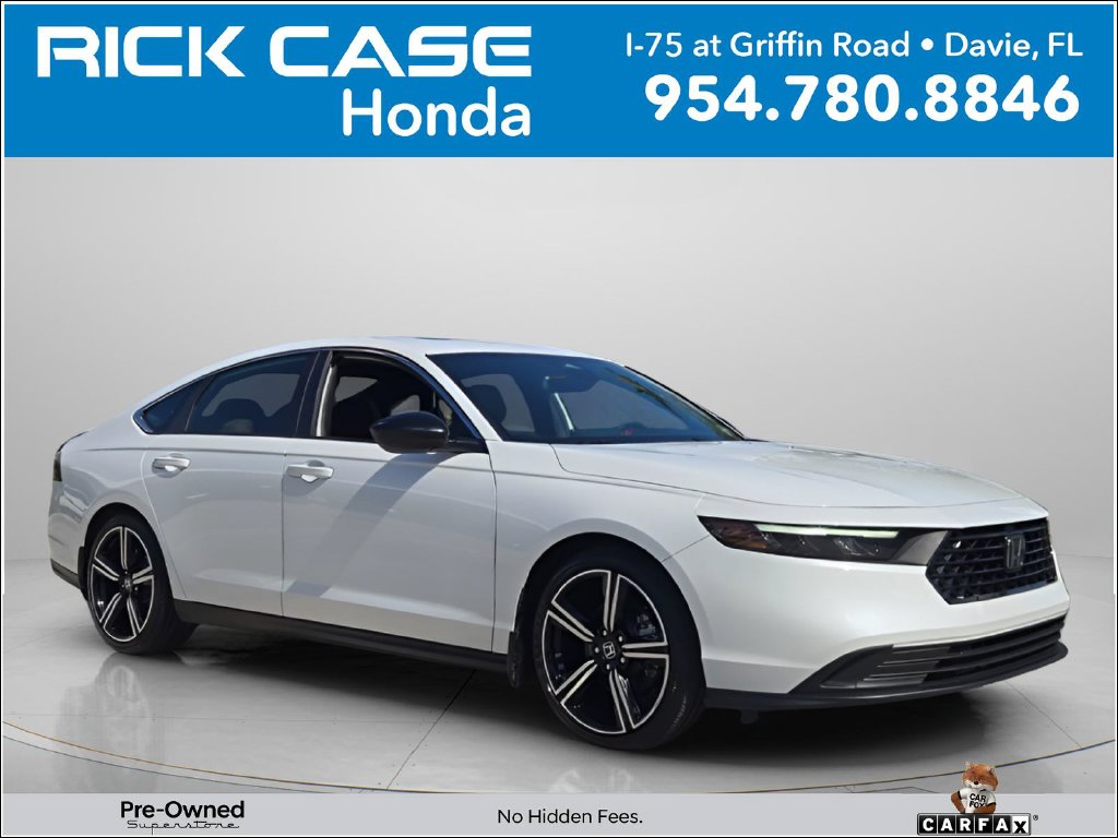 Certified 2024 Honda Accord Hybrid Sport Sedan