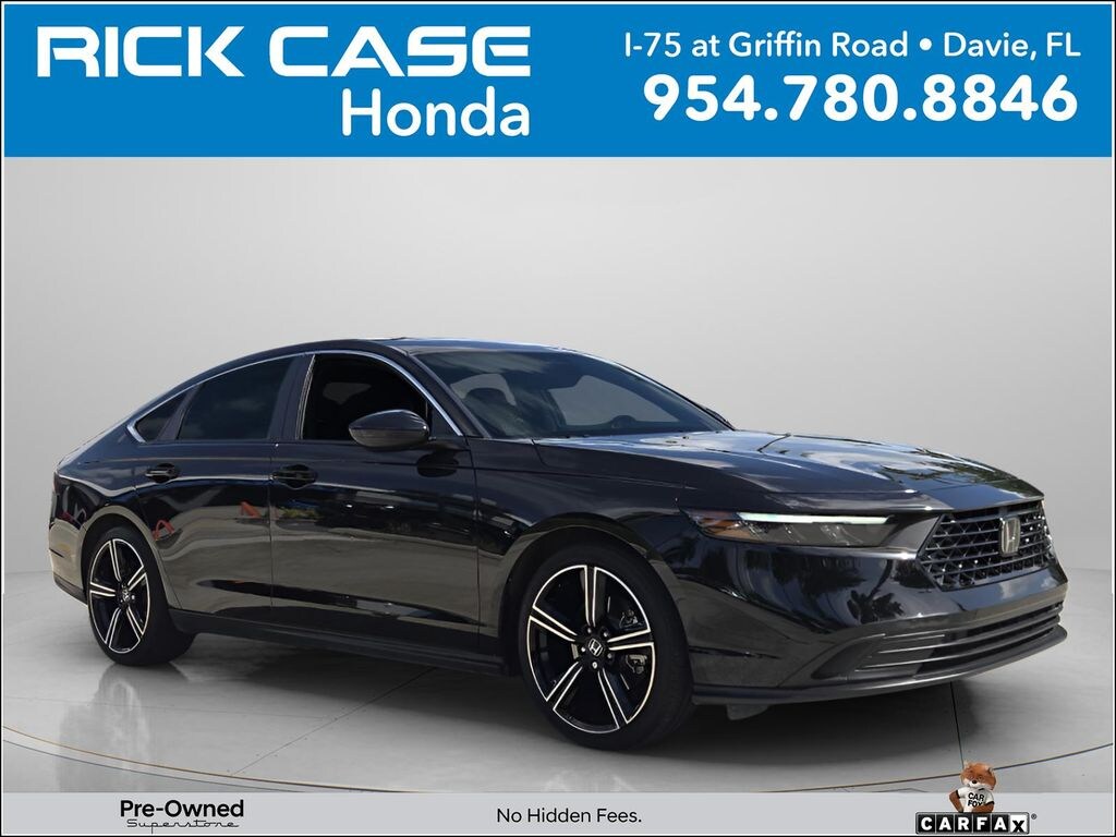 Certified 2025 Honda Accord Hybrid Sport Sedan