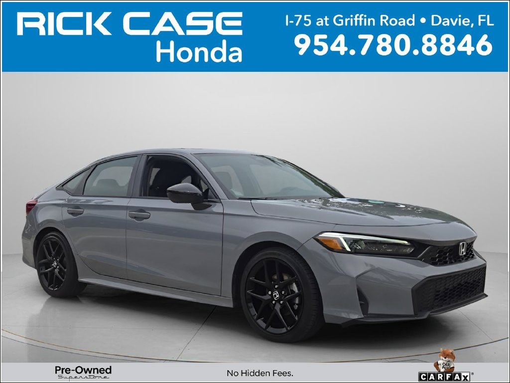 Certified 2026 Honda Civic Sport Sedan