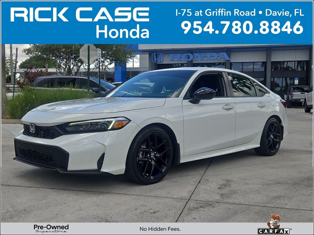 Certified 2025 Honda Civic Sport Sedan