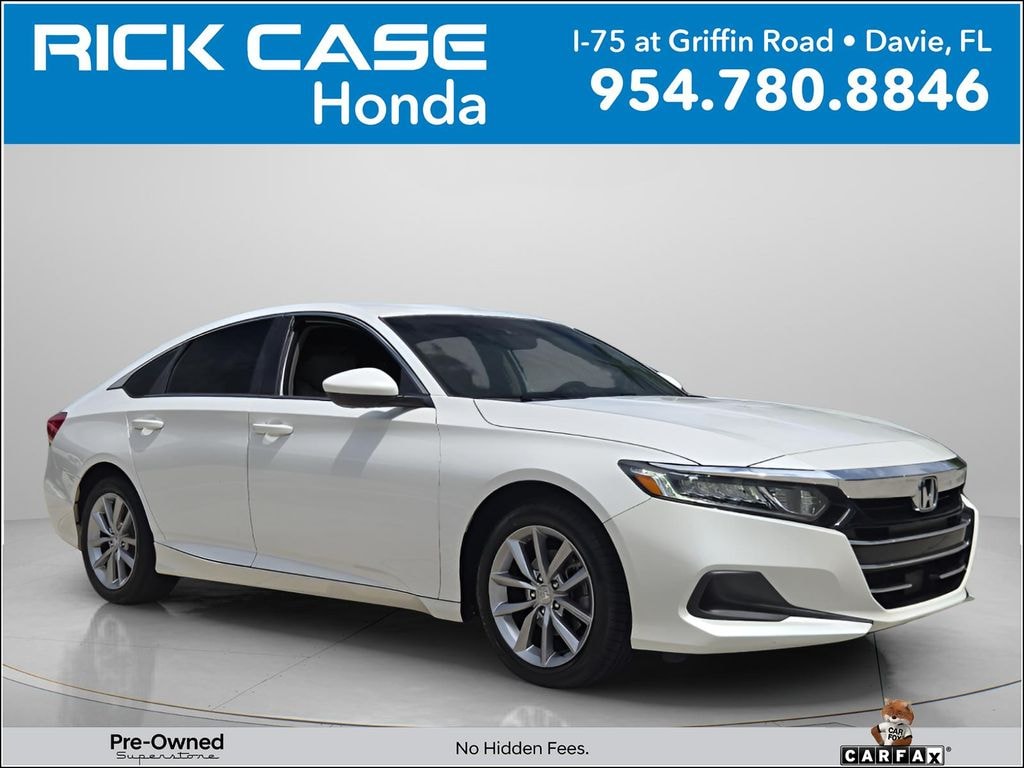 Certified 2022 Honda Accord LX Sedan