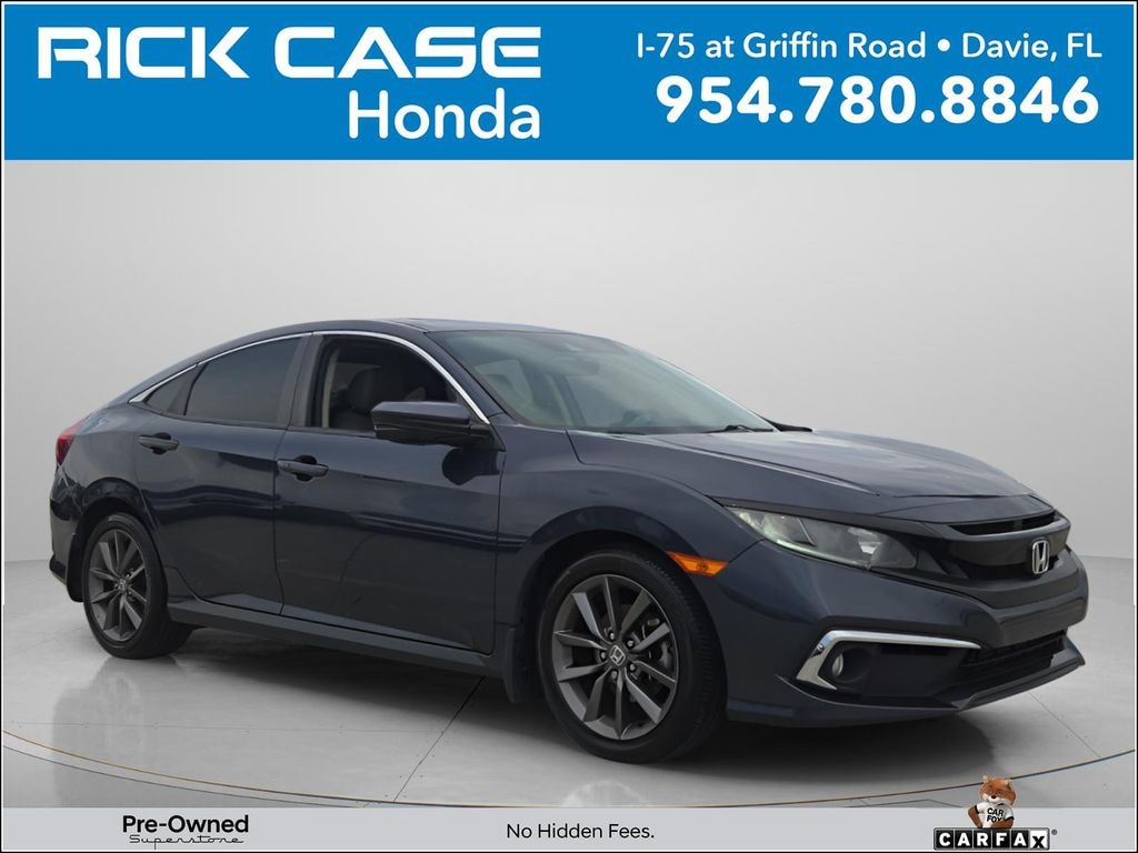 Certified 2021 Honda Civic EX-L Sedan