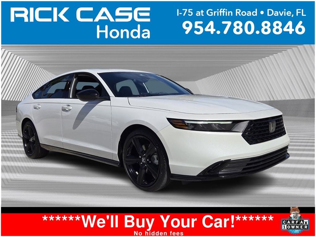 Certified 2025 Honda Accord Hybrid Sport-L Sedan