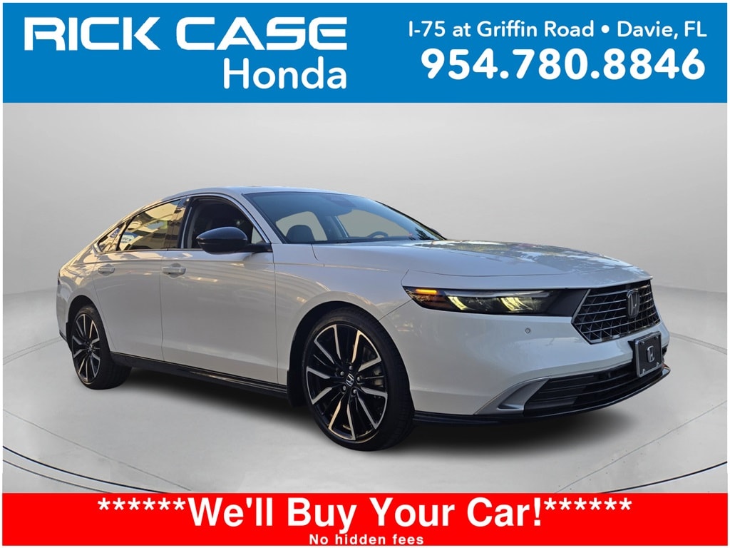 Certified 2025 Honda Accord Hybrid Touring Sedan