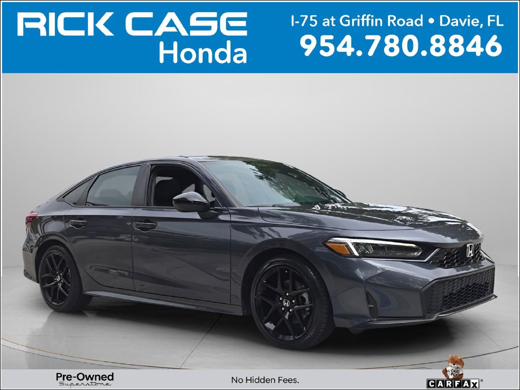 Certified 2025 Honda Civic Hybrid Sport Sedan