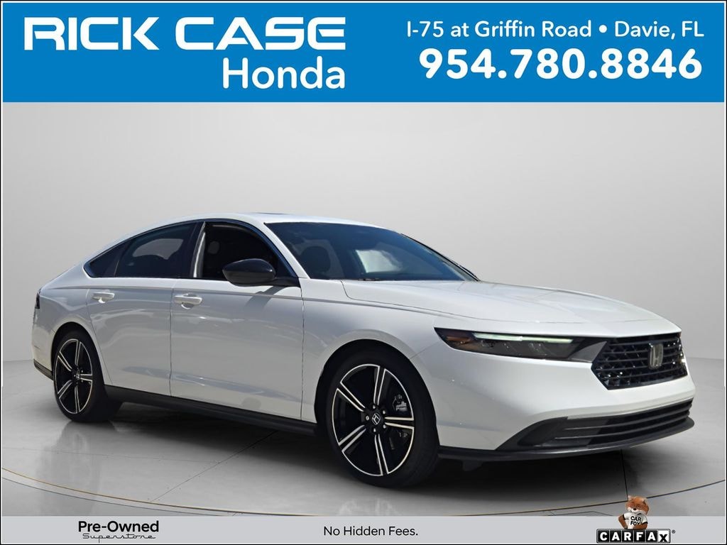 Certified 2025 Honda Accord Hybrid Sport Sedan