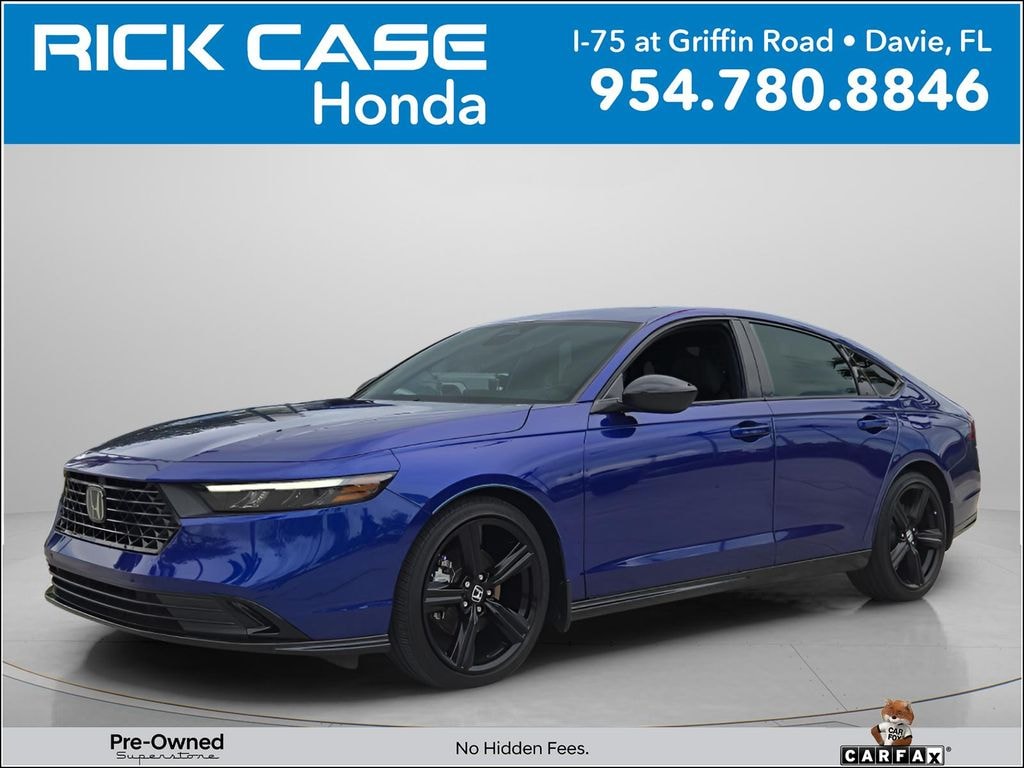 Certified 2023 Honda Accord Hybrid Sport-L Sedan