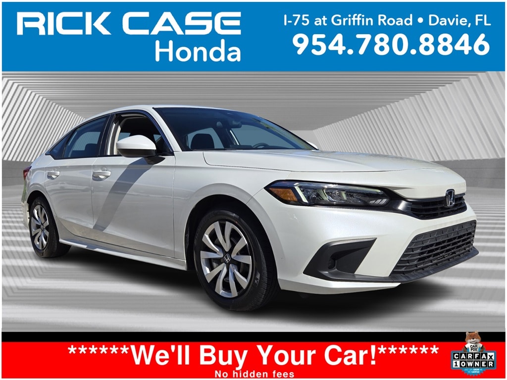 Certified 2023 Honda Civic LX Sedan