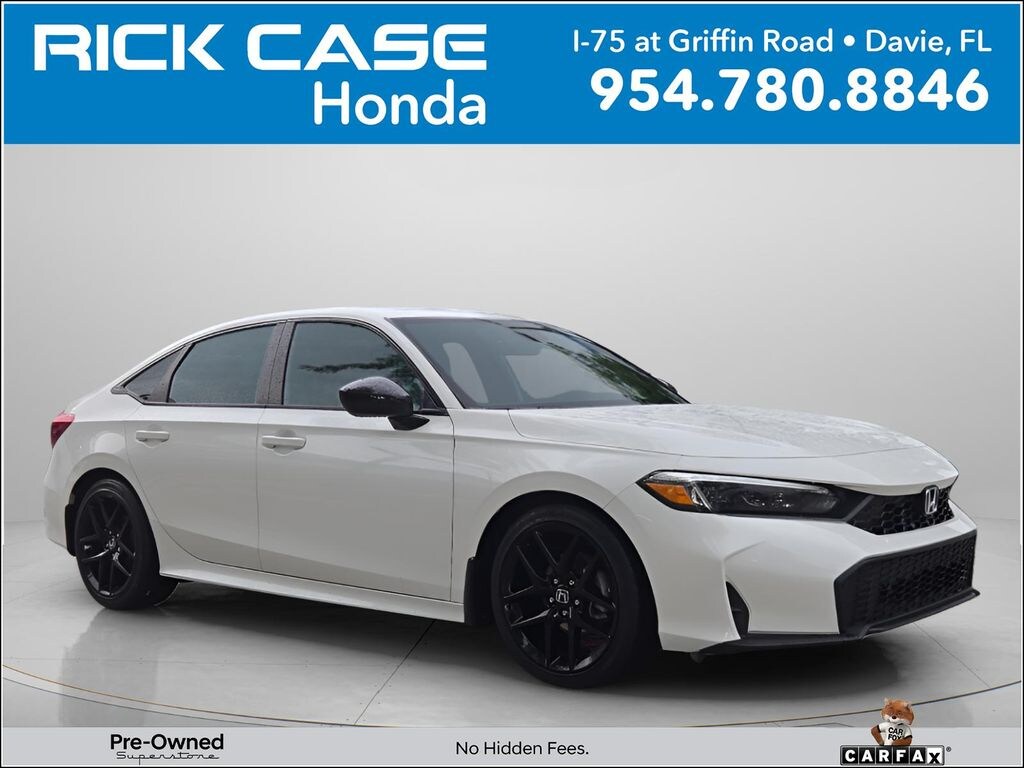 Certified 2025 Honda Civic Sport Sedan