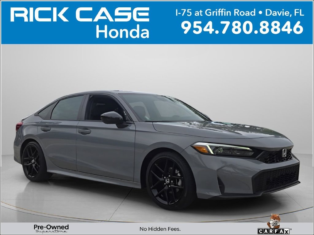 Certified 2025 Honda Civic Sport Sedan