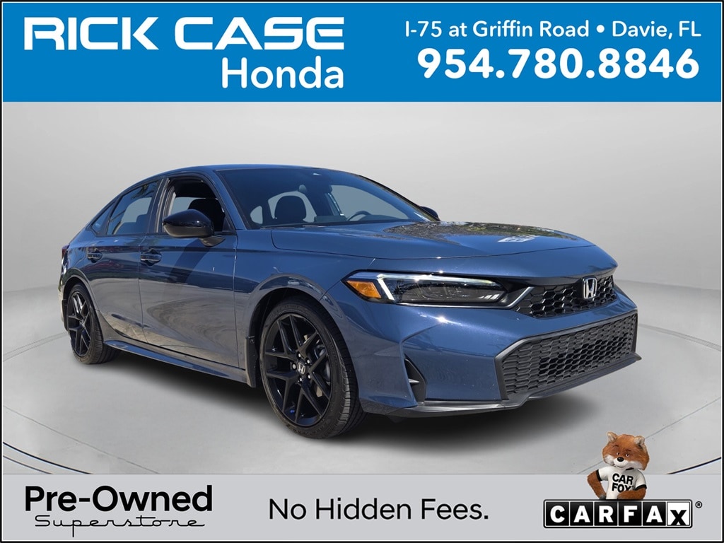 Certified 2025 Honda Civic Sport Sedan