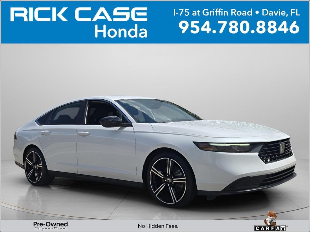 Certified 2023 Honda Accord Hybrid Sport Sedan