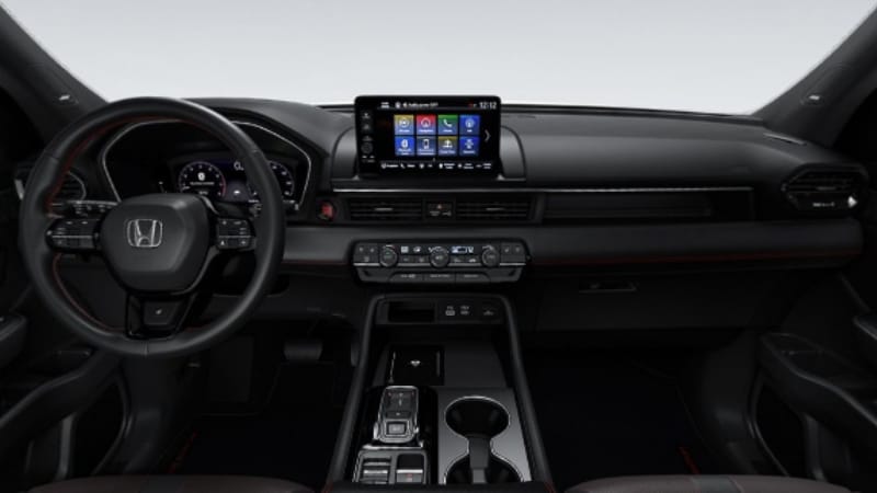 2025 Honda Pilot Black interior at Rick Case Honda Davie