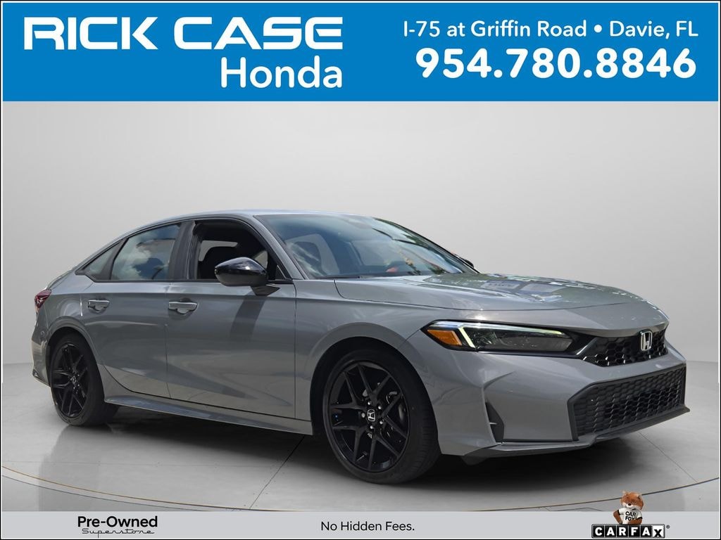 Certified 2025 Honda Civic Sport Sedan