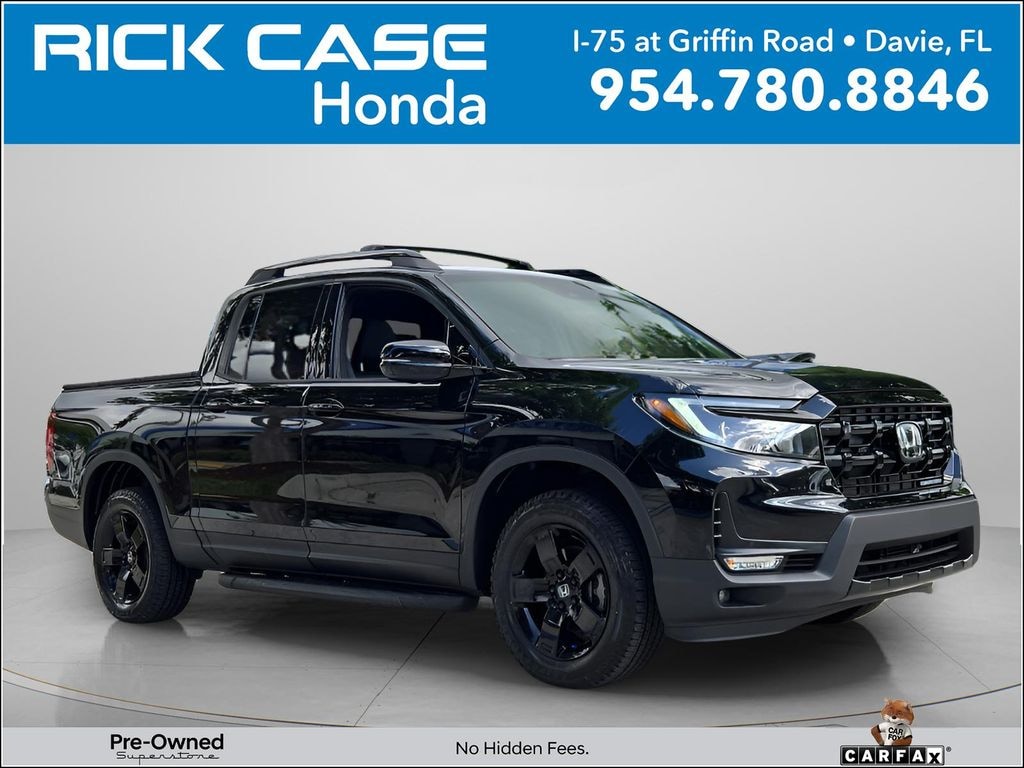 Certified 2025 Honda Ridgeline Black Edition Truck