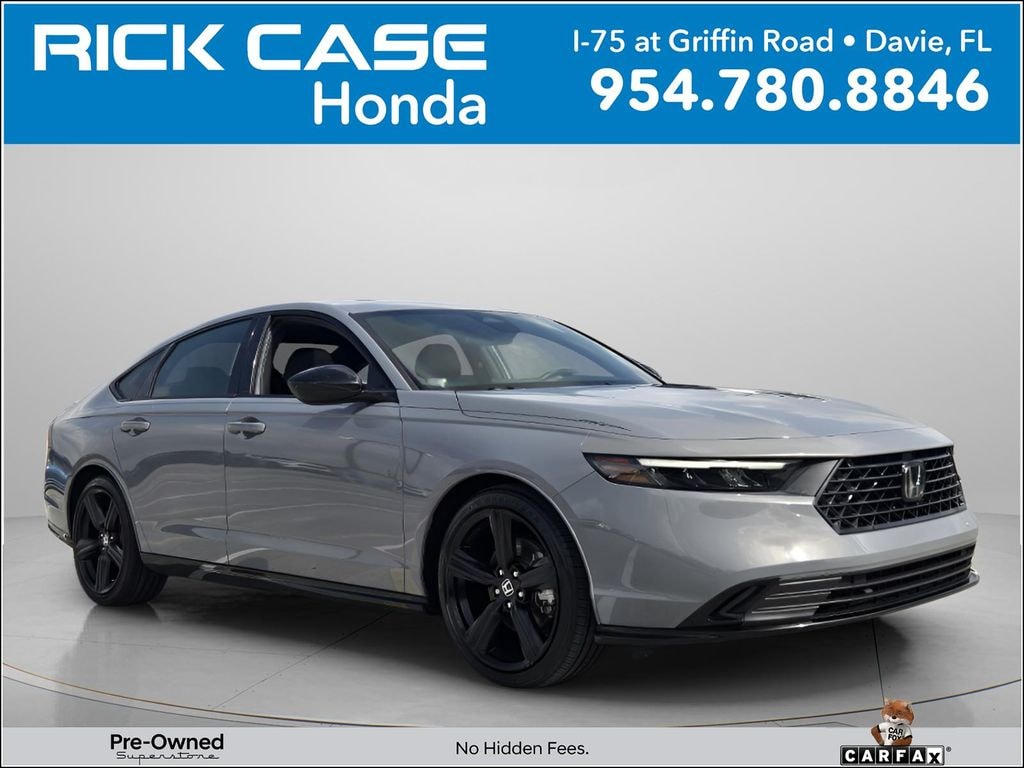 Certified 2024 Honda Accord Hybrid Sport-L Sedan