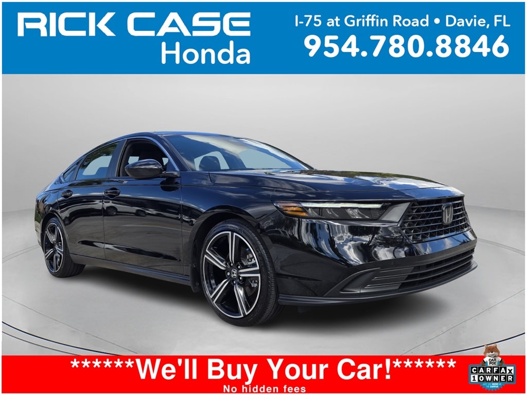 Certified 2024 Honda Accord Hybrid Sport Sedan