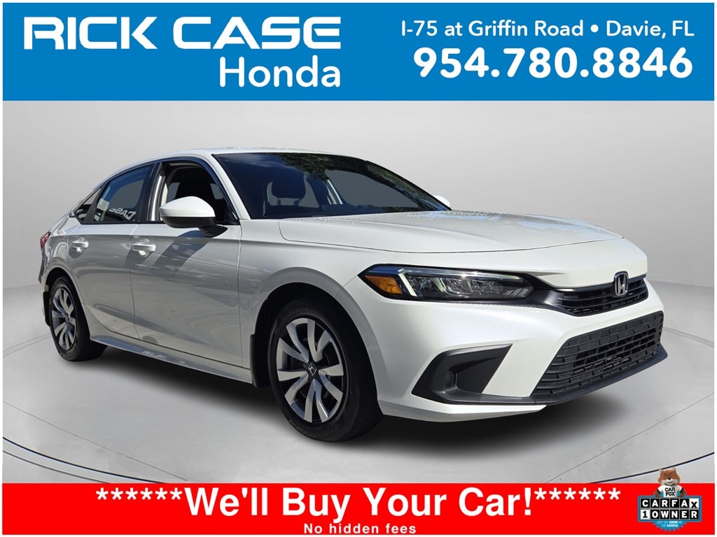 Certified 2023 Honda Civic LX Sedan