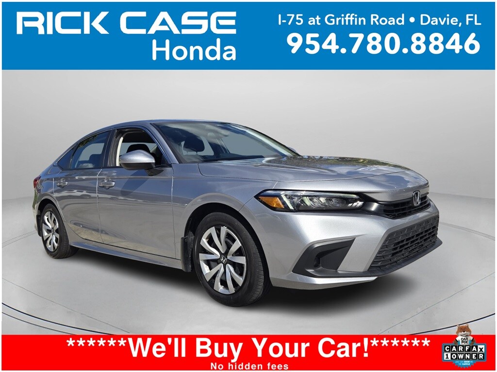 Certified 2024 Honda Civic LX Sedan